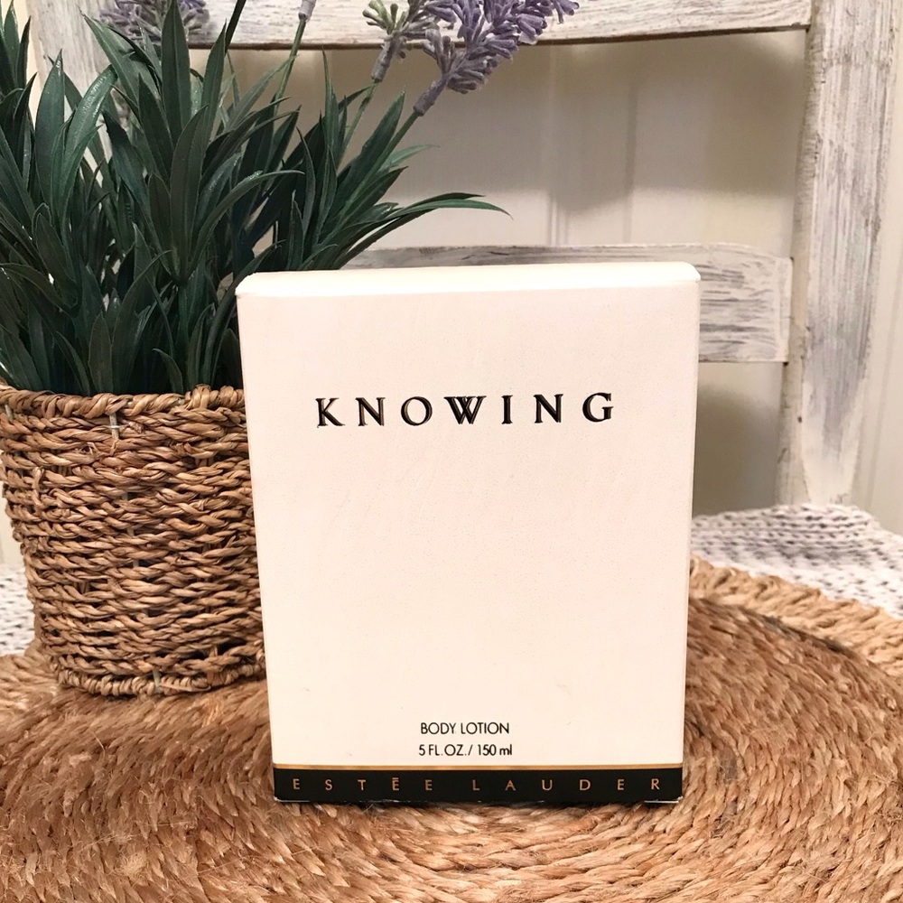 Estée Lauder Knowing Body Lotion 5 FL. OZ. Rare Discontinued